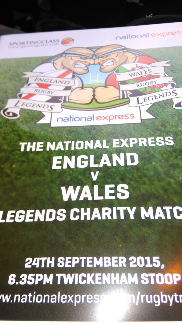 England vs Wales Legends Charity Match